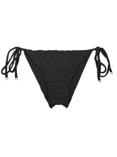 Cargar imagen en el visor de la galería, Product Front: Rio De Sol Bas Bottom Malibu-Black Frufru
