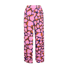 Cargar imagen en el visor de la galería, Product Front: Rio De Sol Pantalon De Plage Amore-Pink Wide Pants