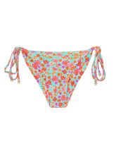 Cargar imagen en el visor de la galería, Product Front: Rio De Sol Bas Bottom Ditsy-Sky Cheeky-Tie