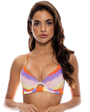 Cargar imagen en el visor de la galería, Image 02: Luli Fama Haut Top Underwire Miami Sunsets
