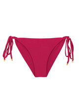 Cargar imagen en el visor de la galería, Product Front: Rio De Sol Bas Bottom Shimmer-Desejo Cheeky-Tie-Gold
