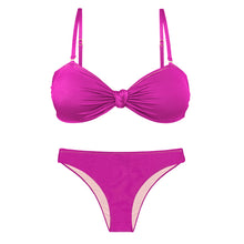 Cargar imagen en el visor de la galería, Product Front: Rio De Sol Ensemble Set Shimmer-Gaia Bandeau-Joy Essential
