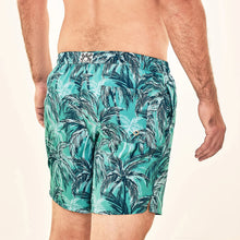 Cargar imagen en el visor de la galería, Image 04: Uv Line Short De Bain Short Acqua Coqueiros Turquesa Upf50+