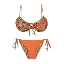 Cargar imagen en el visor de la galería, Product Back: Rio De Sol Ensemble Set Bouquet Balconet-Tie Ibiza-Comfy
