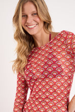 Cargar imagen en el visor de la galería, Image 07: Rio De Sol Vêtement De Plage Floral-Scales Dress Lucy
