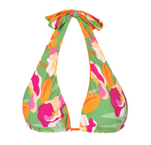 Cargar imagen en el visor de la galería, Product Front: Rio De Sol Haut Top Green-Bloom Halter-Double