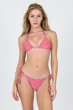Cargar imagen en el visor de la galería, Model Front: Rio De Sol Bas Bottom Shimmer-Confetti Frufru-Comfy
