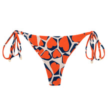 Cargar imagen en el visor de la galería, Product Front: Rio De Sol Bas Bottom Amore-Red Cheeky-Tie