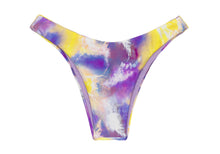 Cargar imagen en el visor de la galería, Product Front: Rio De Sol Bas Bottom Tiedye-Purple High-Leg