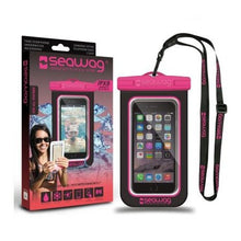 Cargar imagen en el visor de la galería, Model Back: Seawag Sac De Plage Seawag Black & Pink Waterproof Case 5.7