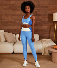 Cargar imagen en el visor de la galería, Image 02: Alto Giro Fitness Haut Top Blackout Cos Anatomico Azul Soft
