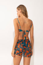 Cargar imagen en el visor de la galería, Model Back: Rio De Sol Jupe De Page Luma Mini Skirt Ruched