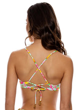 Cargar imagen en el visor de la galería, Model Back: Luli Fama Haut Top Sweetheart Limoncello