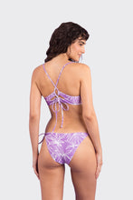 Cargar imagen en el visor de la galería, Model Back: Rio De Sol Ensemble Set Trail-Purple Tank-Tie Ibiza-Comfy