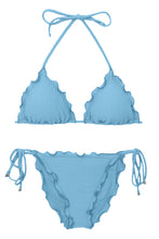 Cargar imagen en el visor de la galería, Product Front: Rio De Sol Ensemble Set Dots-Sky Frufru-Comfy