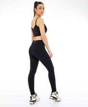 Cargar imagen en el visor de la galería, Image 07: Alto Giro Fitness Bas Legging Unique Recortes Preto