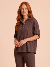 Cargar imagen en el visor de la galería, Gallery: Uv Line Chemise Shirt Copa Brown Upf50+