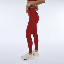 Cargar imagen en el visor de la galería, Image 02: Alto Giro Fitness Bas Legging Hyper Recortes Atlanta Vermelho Haute Red