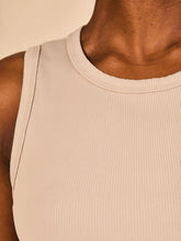 Cargar imagen en el visor de la galería, Image 03: Uv Line Fitness Haut Regata Fem Ribbed Sand Upf50+
