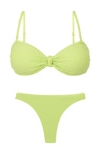 Cargar imagen en el visor de la galería, Product Front: Rio De Sol Ensemble Set Bora-Citrus Bandeau-Joy Leblon-Fio