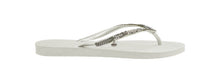 Cargar imagen en el visor de la galería, Model Back: Havaianas Tongs Slim Crystal Mesh Sw White