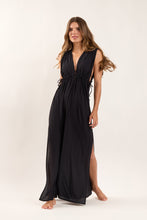Cargar imagen en el visor de la galería, Image 02: Rio De Sol Vêtement De Plage Black Long Dress Soleil