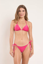 Cargar imagen en el visor de la galería, Model Front: Rio De Sol Bas Bottom Shimmer-Olinda Cheeky-Tie