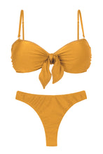 Cargar imagen en el visor de la galería, Product Front: Rio De Sol Ensemble Set Damasco Bandeau-No Nice-Fio