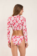 Cargar imagen en el visor de la galería, Model Back: Wednesday In Hawaii By Rio De Sol Haut Top Pua-Hibiscus Reef