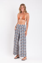 Cargar imagen en el visor de la galería, Image 04: Rio De Sol Pantalon De Plage Ikat Wide Pants