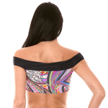 Cargar imagen en el visor de la galería, Model Back: Rio De Sol Haut Soutien Samarcanda Offshoulder