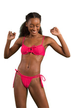 Cargar imagen en el visor de la galería, Image 04: Rio De Sol Ensemble Set Dots-Virtual-Pink Balconet-Tie Pipa