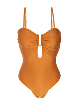 Cargar imagen en el visor de la galería, Product Front: Rio De Sol Une Pièce Shimmer-Nocciola Sara-Op