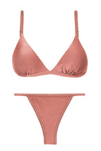 Cargar imagen en el visor de la galería, Product Front: Rio De Sol Ensemble Set Shimmer-Copper Tri-Fixo California