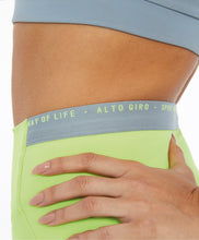 Cargar imagen en el visor de la galería, Image 06: Alto Giro Fitness Bas Bermuda Hyper Elastico Costas Verde Sharp