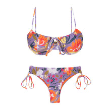 Cargar imagen en el visor de la galería, Product Front: Rio De Sol Ensemble Set Garden-Flower Balconet-Tie Angel