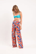 Cargar imagen en el visor de la galería, Image 04: Rio De Sol Pantalon De Plage Leaves Wide Pants
