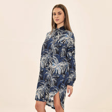 Cargar imagen en el visor de la galería, Image 02: Uv Line Chemise Shirtdress Ipanema Coqueiros Marinho Upf50+