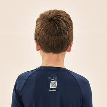 Cargar imagen en el visor de la galería, Image 04: Uv Line T-Shirt Acqua Qr Code Marinho Upf50+