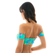 Cargar imagen en el visor de la galería, Image 07: Rio De Sol Haut Top Acqua Flora Off Shoulder