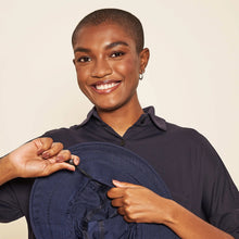 Cargar imagen en el visor de la galería, Image 06: Uv Line Chapeau Souple/Capeline Hat Paris Ville L Fem Blue White Upf50+