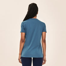 Cargar imagen en el visor de la galería, Model Back: Uv Line Fitness Haut T-Shirt Sport Fit Aco Upf50+