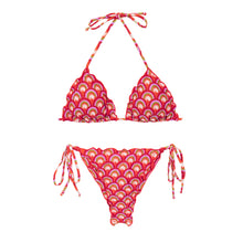 Cargar imagen en el visor de la galería, Product Front: Rio De Sol Ensemble Set Floral-Scales Frufru Frufru-Fio