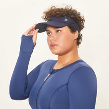 Cargar imagen en el visor de la galería, Image 03: Uv Line Visière Visor Athletic Dry Fem Navy Blue Upf50+