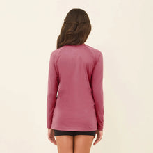 Cargar imagen en el visor de la galería, Model Back: Uv Line T-Shirt Longsleeve Uvpro Kids Malva Upf50+