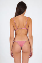 Cargar imagen en el visor de la galería, Model Back: Rio De Sol Ensemble Set Shimmer-Confetti Tri-Fixo California