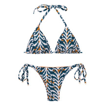 Cargar imagen en el visor de la galería, Product Front: Rio De Sol Ensemble Set Ikat Tri-Inv Ibiza