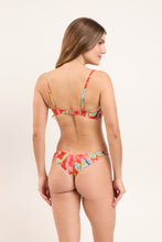 Cargar imagen en el visor de la galería, Model Back: Rio De Sol Ensemble Set Sea-Bloom Bandeau-Joy Nice