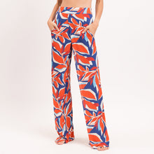 Cargar imagen en el visor de la galería, Gallery: Rio De Sol Pantalon De Plage Leaves Wide Pants