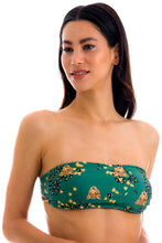 Cargar imagen en el visor de la galería, Gallery: Rio De Sol Haut Top Roar-Green Bandeau-Reto